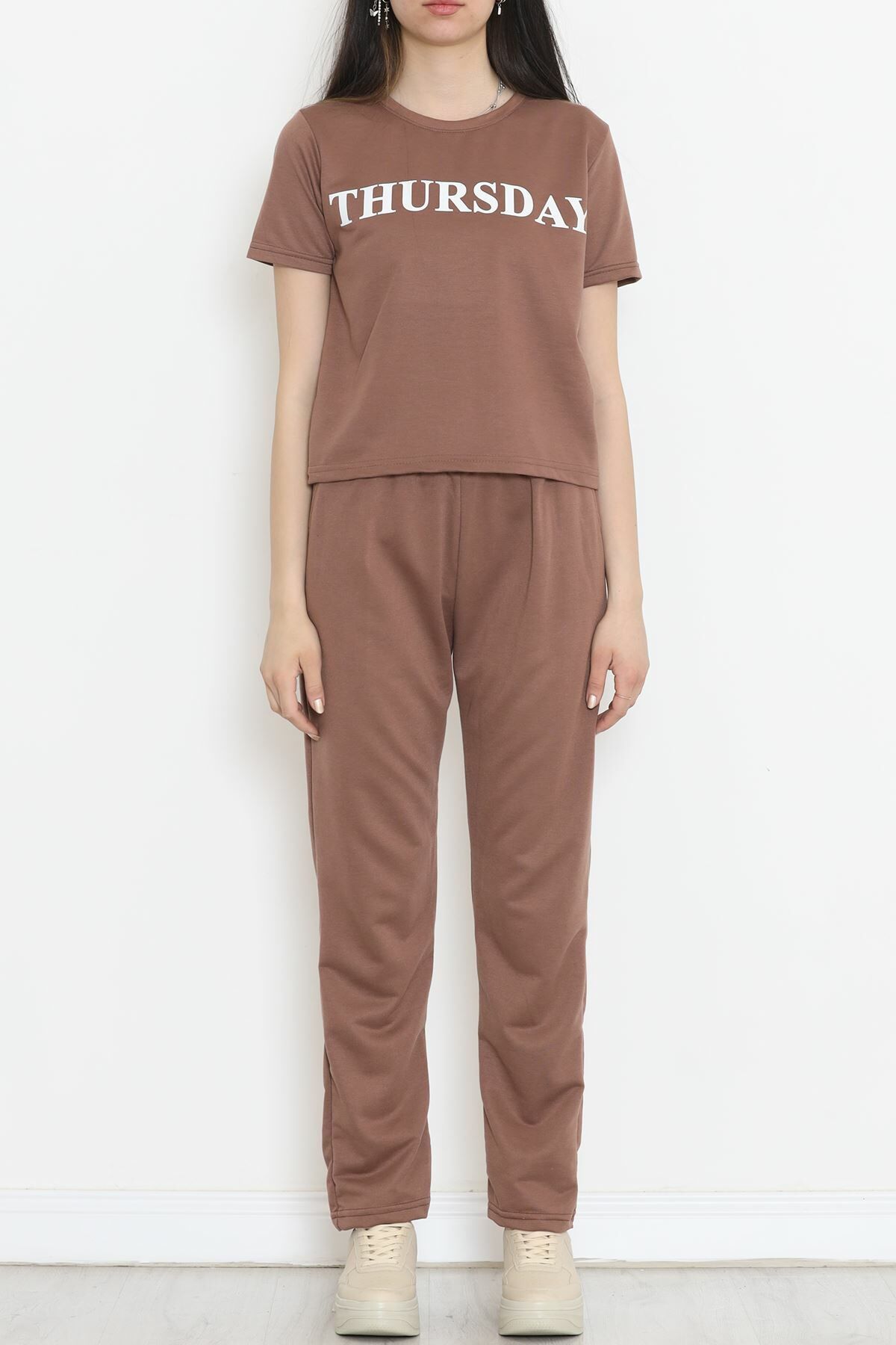 Jogger Eşofman Takımı Acıkahve - 16601.5238.