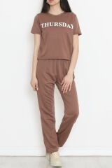 Jogger Eşofman Takımı Acıkahve - 16601.5238.