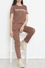Jogger Eşofman Takımı Acıkahve - 16601.5238.