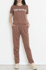 Jogger Eşofman Takımı Acıkahve - 16601.5238.