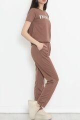 Jogger Eşofman Takımı Acıkahve - 16601.5238.