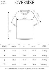 Unisex Yıkamalı T-Shirt - Mavi