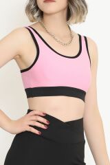 Kalın Askılı Büstiyer Pembe - 12441.1255.