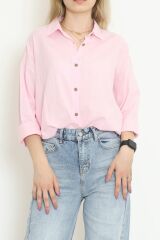 Oversize Gömlek Şekerpembe - 152444.701.