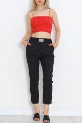 Beli Lastikli Pantolon Siyah - 20878.683.