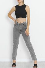 Boyfriend Kot Pantolon Gri - 11252.925.