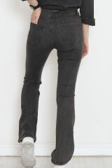 İspanyol Paça Kot Pantolon Gri - 18688.1431.