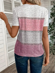 Kadın Kısa Kollu V Yaka Süprem T-shirt