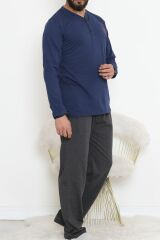 Düğmeli Erkek Pijama Takımı  Lacifüme - 17371.1048.