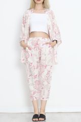 Kimono Takım Beyazfuşya - 152342.701.