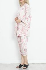 Kimono Takım Beyazfuşya - 152342.701.