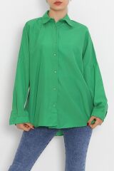 Oversize Gömlek Yeşil1 - 18934.1247.