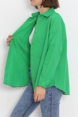 Oversize Gömlek Yeşil3 - 18934.1247.