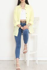 Oversize Gömlek Sarı - 152444.701.