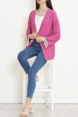 Ponponlu Kimono Fuşya - 12577.631.