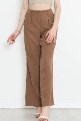 Beli Pensli Palazzo Pantolon Kahve - 20856.683.