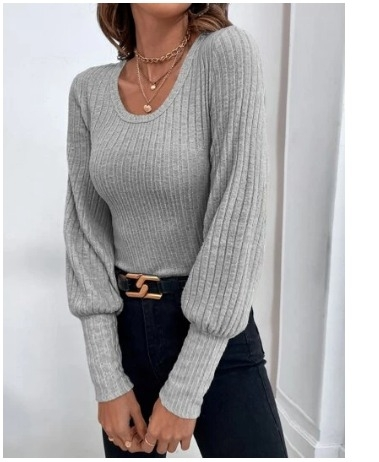 Kadın Uzun Kollu Triko Kazak