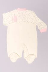 1-6 Aylık Bebek Tulum Beyazpembe - 02276.1803.