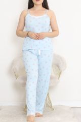 İp Askılı Battal Pijama Takımı Okyanus - 174.1287.