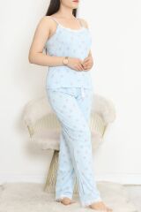 İp Askılı Battal Pijama Takımı Okyanus - 174.1287.